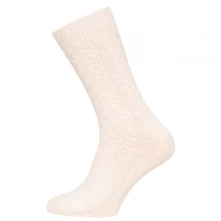 Wollsocken Zopfmuster